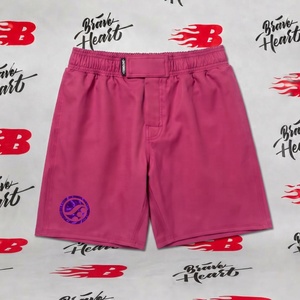 Top Quality Fight <b>Shorts</b> Pink Color Breathable Quick Dry BJJ Grappling Training Boxing Board <b>Short</b> Wholesale Custom Sublimation - Product Image 1