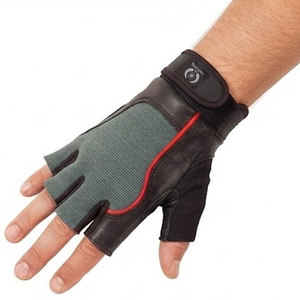 Gants de musculation en cuir frais pour l'entraînement en salle, avec grip durable, paume rembourrée, sangle de poignet réglable, unisexe pour la force - Product Image 4