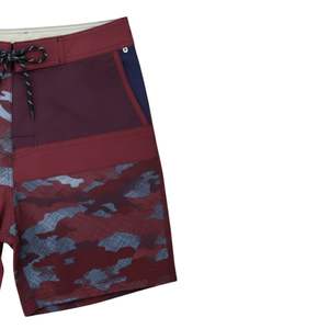 Shorts de Baño de Secado Rápido Color Rojo Granate, Ropa de Playa, Shorts de Natación de Alto Rendimiento, Anti UV, Ligeros - Product Image 2