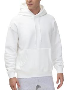 Nueva Colección Sudadera con Capucha para Hombre, 100% Algodón, Forrada, Manga Larga, Cuello Caído, Color Sólido, Cómoda, Tallas Grandes, Personalizable - Product Image 2