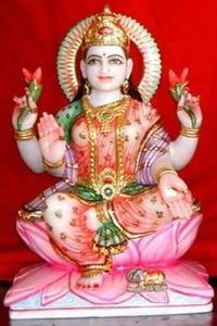 รูปปั้นหินอ่อน Laxmi - Product Image 5