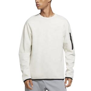 Venta al por mayor de ropa de hombre con logotipo bordado personalizado, sudaderas con capucha para hombre, ropa de calle lisa, sudadera informal para hombre, Sudadera con capucha en blanco de gran tamaño - Product Image 1