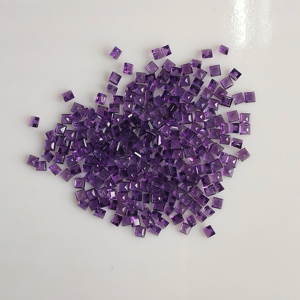 อเมทิสต์แอฟริกันธรรมชาติ 3 มม. ทรงสี่เหลี่ยมเจียระไนแบบ Step Cut สีม่วง คุณภาพดีที่สุด พลอยเม็ดเดี่ยวสำหรับทำเครื่องประดับ - Product Image 3