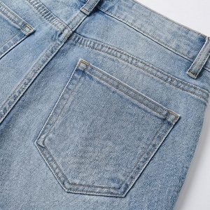 Shorts Vaqueros Rectos Vintage para Mujer, de Cintura Alta, Rotos, Casuales, de Moda para Verano, para Uso en Exteriores y Calle - Product Image 5