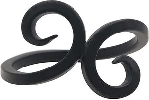 แหวนรองผ้าเช็ดปากโลหะที่น่าประทับใจ ช่วยตกแต่งโต๊ะอาหารให้โดดเด่นด้วยรายละเอียดที่หรูหรา - Product Image 2