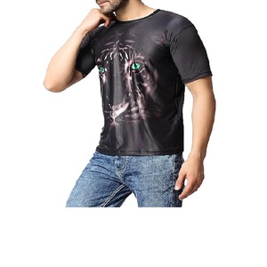 Men Sublimated Printed T-<b>Shirts</b> Made of <b>100</b>% <b>Polyester</b> Durable & Comfortable Quick Dry Breathable O-Neck Short Sleeve - Product Image 3