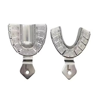 Bandeja de Impresión Dental Manual Ergonómica de Acero Inoxidable, Perforada, Separador de Moldes de Ortodoncia, Autoclavable, Herramienta de Cirugía Oral - Product Image 3