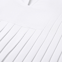 Ensemble sportif pour femme : haut court rose sans manches et jupe plissée au-dessus du genou, séchage rapide, évacuation de l'humidité, extensible, printemps