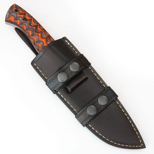 Cuchillo Táctico de Hoja Fija de 8 Pulgadas, Forjado a Mano, con Recubrimiento en Polvo, Acero al Carbono de Espiga Completa, Grado Industrial, para Caza y Camping, OEM - Product Image 2