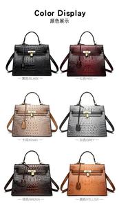 Wholesale Alligator Pattern Luxury Women's Handbag Bags Stylish <b>Tote</b> Purses Single Strap Chain Decoration <b>Zip</b> Closure Water - Product Image 3
