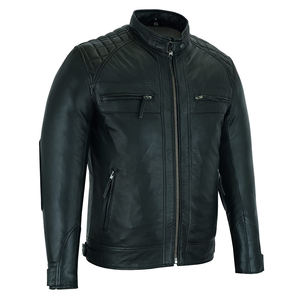 Chaquetas de Cuero para Hombre, Colección de Invierno, Cálidas, de Cuero Puro, Chaquetas de Cuero Genuino de Alta Calidad - Product Image 2