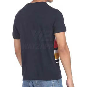 Camiseta de estilo único hecha a medida para hombre, camisetas de manga corta para hombre con impresión de logotipo personalizado de buena calidad - Product Image 2