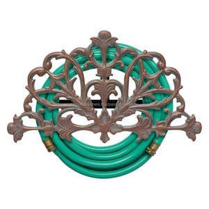 Support mural pour tuyau en fer robuste pour les maisons et les fermes, offrant un rangement stable pour éviter que le tuyau ne s'enroule quotidiennement - Product Image 1