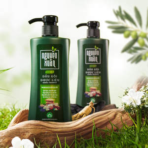 Nguyen Xuan Organic Herbal Anti-Dandruff Moisturizing <b>Shampoo</b> for Dry Hair Repair & Damage Smooth Soft Hydration OEM/ODM Vietnam - Product Image 2