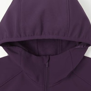 <b>Women</b> Softshell <b>Jacket</b> Hooded Zip Up Waterproof Windproof <b>Lightweight</b> Outdoor Coat for Hiking Travel <b>Jacket</b> - Product Image 2