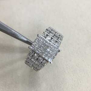 Anillo de Compromiso y Boda con Diamante Blanco Natural de Corte Redondo y Princesa de 2.18 Ct para Mujer, Plata de Ley 925, Venta al Por Mayor - Product Image 3