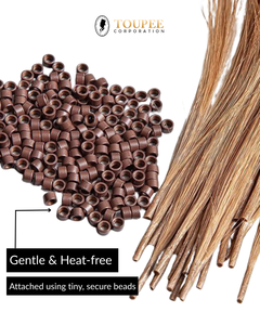 100% Virgin Flat Tip Hair Extensions Vietnam | Full Cuticle Aligned Keratin Bonded | Soft Natural Texture Factory Price - Product Image 2