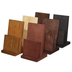 Élégant support à livres en bois pour bibliothèque à domicile, pour bibliothèques et étagères - Product Image 1