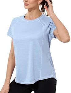 เสื้อยืดกีฬาสำหรับผู้หญิง ซึมซับเหงื่อ แห้งเร็ว ระบายอากาศดี เหมาะสำหรับออกกำลังกาย วิ่ง และเล่นกีฬา - Product Image 2