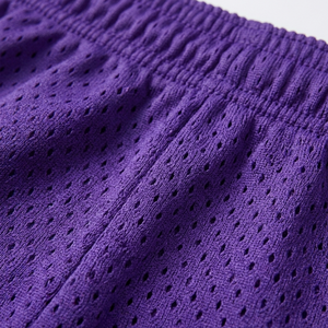 Custom Jogger Mesh Sports Breathable Knitted Polyester Shorts Trendy Basketball Casual Elastic Men Double <b>Layer</b> Mesh Shorts - Product Image 6