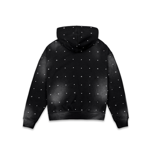 เสื้อฮู้ดดี้ผู้ชายแบบมีคริสตัลประดับ  ทรงโอเวอร์ไซส์ สไตล์สตรีทแวร์ ผ้าฟลีซหนานุ่ม สำหรับผู้ชาย - Product Image 3