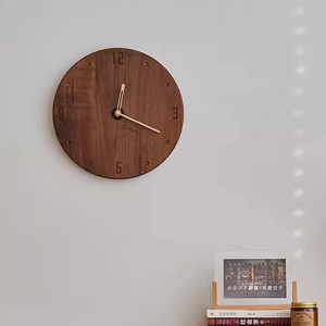 Reloj de Pared Decorativo en Oferta, Reloj de Pared Digital de Madera Natural Simple, Artesanía BURAQ - Product Image 2
