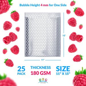 Confezione da 25 Buste Imbottite Termiche 11 X 15 Pollici, Impermeabili e Metallizzate per Spedizioni Refrigerate - Product Image 2