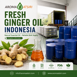 น้ำมันหอมระเหยขิงสด AROMA ATSIRI บริสุทธิ์ 100% สกัดด้วยไอน้ำ ไม่เจือปน ธรรมชาติจากอินโดนีเซีย - Product Image 1
