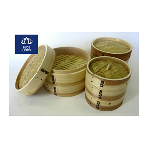 Vente rapide : Cuiseur vapeur en bambou écologique, sûr et propre, ustensile de cuisine en bois pur, idéal pour la cuisson à la vapeur et les dim sum, prix direct - Product Image 1