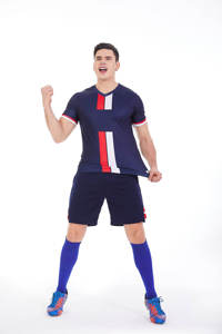 Maillot de football personnalisé par sublimation, ensemble uniforme unisexe pour équipe de football, vêtements de haute qualité, service OEM - Product Image 2