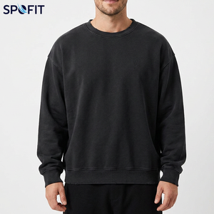 Sudaderas de Corte Regular, Sólidas, de Invierno, 100% Algodón, Tejido Transpirable para Uso Diario, Gimnasio, Estilo Casual Relajado - Product Image 2