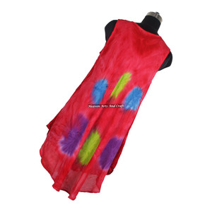Nuevo Vestido Largo sin Mangas con Cuello Redondo y Estampado Tie Dye para Mujer, Estilo Bohemio Gitano, de Rayón, Venta al por Mayor, Colección Verano 2026 - Product Image 1