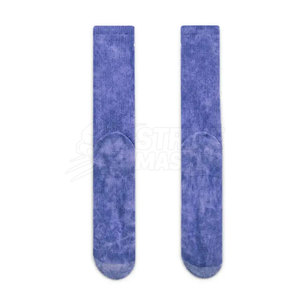 Calcetines Casuales de Invierno para Hombre, Color Morado Sólido, Tejido de Algodón Transpirable, Uso Diario, Estilo Moderno, Ajuste Regular, Elásticos y de Alto Rendimiento - Product Image 5