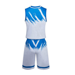 Premium Breathable Basketball Uniform Set Custom Printed Jersey Shorts 100% Polyester 3D Pattern Front Plus Size <b>Athletic</b> - Product Image 3