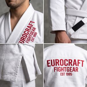 ชุดยูโด BJJ รุ่นเฮฟวี่เวท 10 ออนซ์ ผ้าฝ้าย 100% ยืดหยุ่นได้ ตะเข็บเสริมความแข็งแรง ทรงหลวม เหมาะสำหรับการฝึกคาราเต้และคุมิเต้ในโรงฝึกแบบดั้งเดิม - Product Image 5