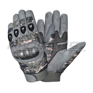 Gants tactiques camouflage en cuir synthétique avec protection des jointures, antidérapants, pour la chasse, la protection au travail, équipement tactique en vrac, gants d'extérieur - Product Image 1