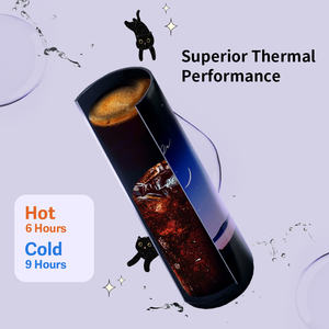 Botella Portátil de 24 oz, Termo Ligero de Titanio SUS 316 con Revestimiento Cerámico, Vaso Minimalista Delgado de Acero Inoxidable, 6 Horas de Duración - Product Image 5