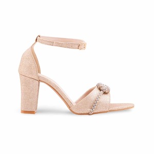 Luxury Golden Fancy <b>Bridal</b> <b>Sandals</b> for Women Crystal Embellished <b>Flat</b> Wedding Shoes Elegant Festive <b>Sandals</b> - Product Image 2