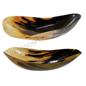 Cuerno de buey real hecho a mano, mesa de ágata, tamaño personalizado, cuerno de búfalo pulido, cuenco para servir, reventa, artesanías decorativas de animales - Product Image 3