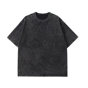 T-shirt décontracté pour homme, 100% coton, respirant, motif géométrique, manches courtes, qualité supérieure, tendance, vente en gros - Product Image 1