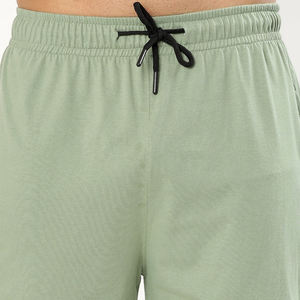100% Cotton <b>Knitted</b> Summer Eco-Friendly Quick Dry Breathable Blank Factory Direct T Shirt and Shorts <b>Set</b> - Product Image 2