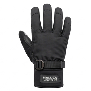 Gants de sécurité professionnels robustes pour mécaniciens MALUZA INDUSTRIES, antidérapants, respirants, paume en polyester, poignet renforcé - Product Image 1