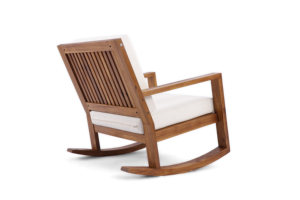 Silla mecedora diseñada con movimiento deslizante suave y estructura robusta que proporciona un asiento relajante para espacios de estar y dormitorios - Product Image 6