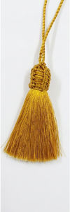 Llavero con borla dorada y decoración colgante estilo bohemio, accesorio para el hogar - Product Image 5