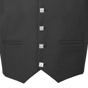 Gilet en tricot noir Argyle de qualité supérieure pour homme, col en V classique, coupe ajustée, style streetwear décontracté, gilet pull, approvisionnement en gros, conception personnalisée OEM - Product Image 4