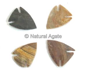 Artesanías de Piedras Semipreciosas, Puntas de Flecha de Ágata Nativa de Estilo Antiguo, Talladas y Grabadas, Arte Folclórico, Decoración del Hogar - Product Image 6