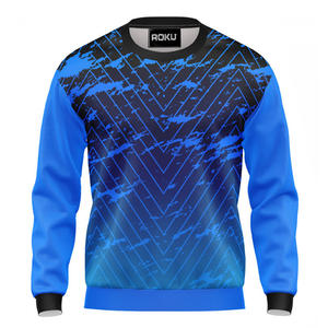 Sudadera de cuello redondo de algodón personalizada de alta calidad para hombre, Jersey OEM, sudadera negra de invierno para correr en blanco de felpa teñida lisa - Product Image 3