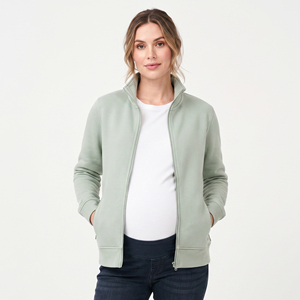 Vestes de survêtement athlétiques de maternité pour femmes, col montant, fermeture éclair, veste de grossesse pour femmes, veste de survêtement de maternité pour femmes - Product Image 6