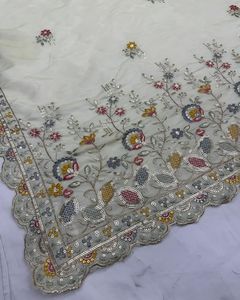 Exquisite Cotton Embroidery <b>Fabric</b> for Premium Fashion Gowns, Custom Party Wear, and Personalized Branding Solutions - Product Image 4