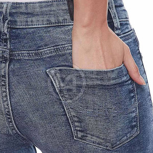 Último Diseño, Servicio OEM, Pantalones Vaqueros para Mujer, Cómodos, Transpirables, de Primera Calidad - Product Image 5